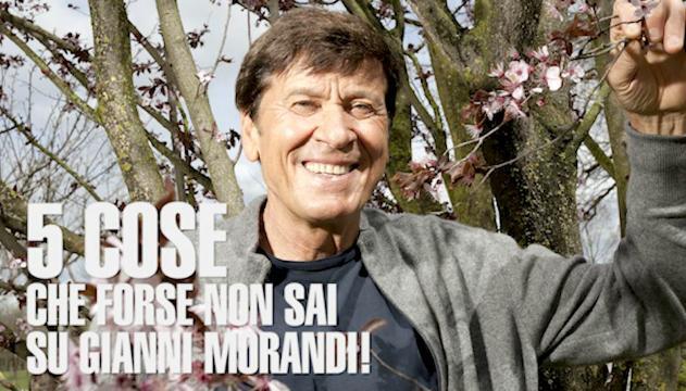 5 cose che forse non sai su Gianni Morandi
