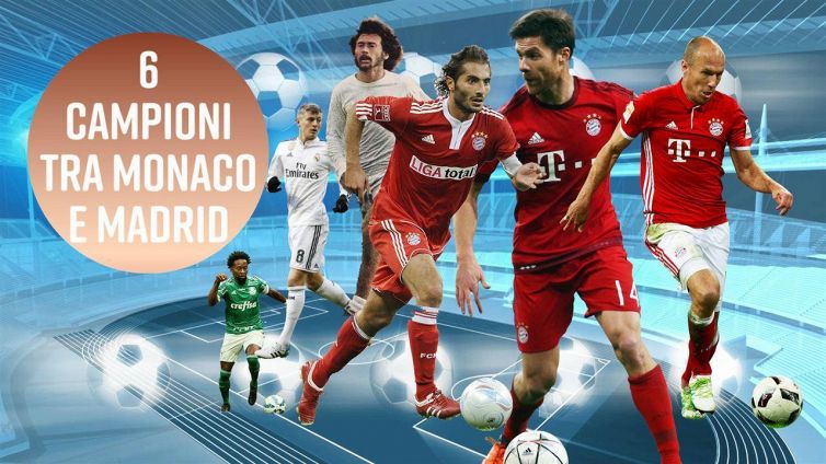6 piedi in 12 scarpe: 6 giocatori divisi tra Bayern Monaco e Real Madrid