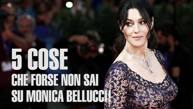 5 cose che forse non sai su Monica Bellucci