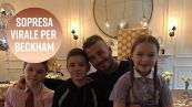 Beckham compie 43 anni: la sorpresa del figlio è virale