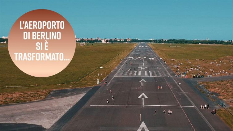 Skateboard su pista (d'aeroporto)? A Berlino è possibile!