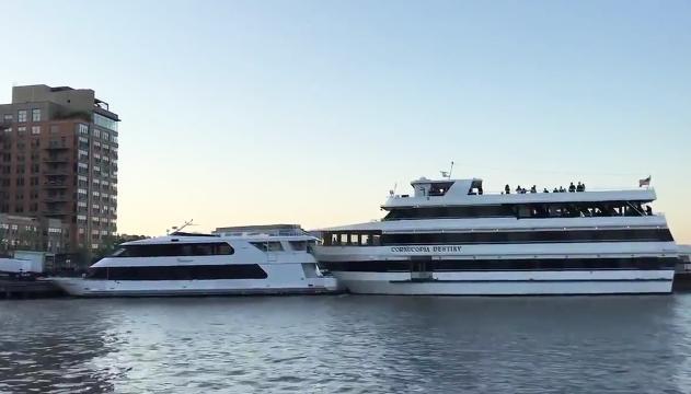 Schianto tra yacht sull'Hudson