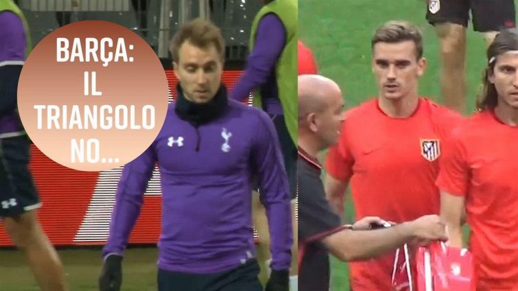 Barcellona, Griezmann ed Eriksen: il triangolo no...