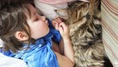 L’incredibile storia di Grace, la bimba autistica salvata da un gatto