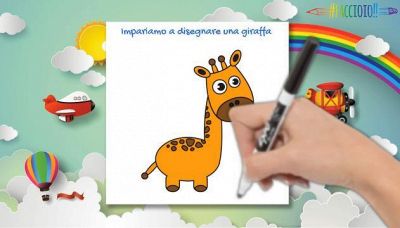 Impariamo a disegnare una giraffa