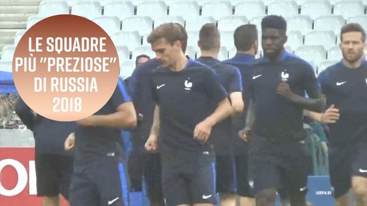 Ecco quali sono le squadre più di valore del mondiale