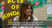 Melania Trump in Texas: 'come posso aiutare?'