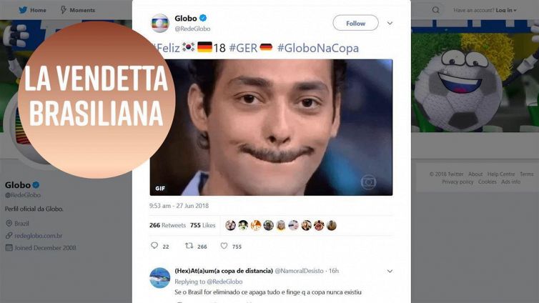 Eliminazione della Germania, l'ironia dei social non ha freni