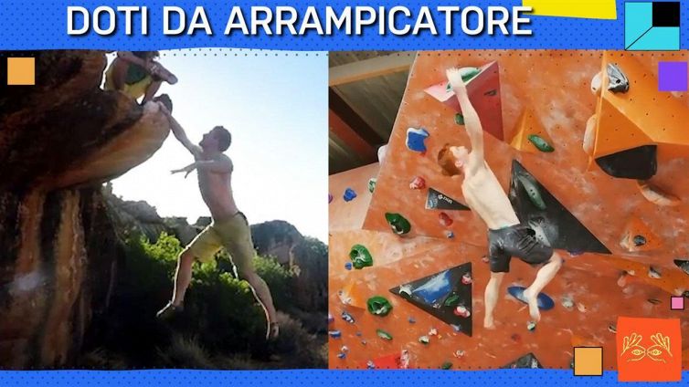 Arrampicata: lui è più bravo