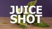 Shot di verdura e chaser di frutta: basilico