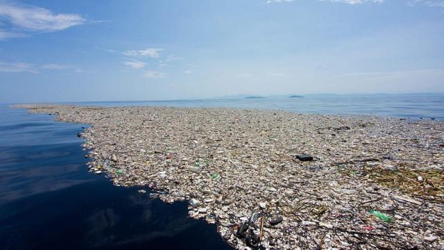 Da cosa è composta l'isola di rifiuti del Pacifico?