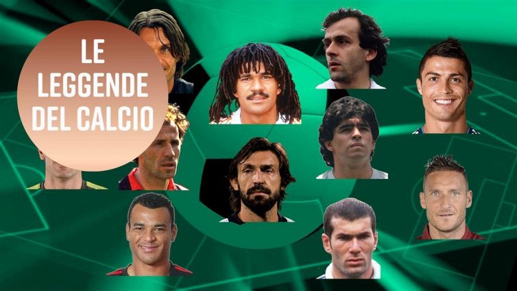 Le 11 leggende del calcio