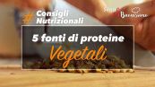 5 fonti di proteine vegetali