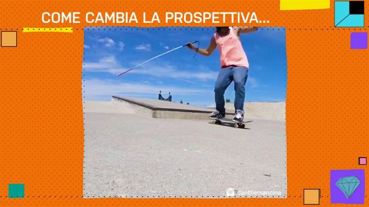 I prodigi dello skater cieco