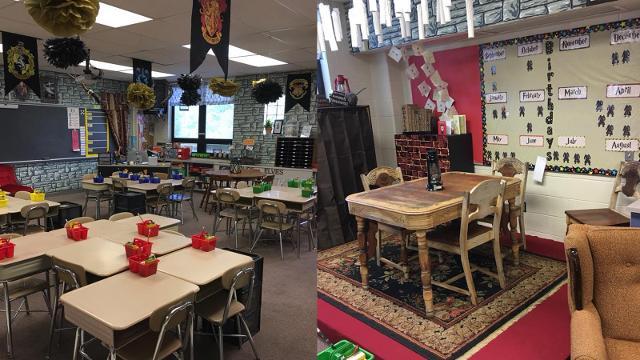 Questa maestra ha fatto un'aula a tema Harry Potter per i suoi alunni