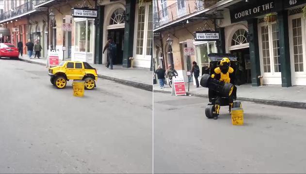 Bumblebee, l'uomo transformer diventa virale