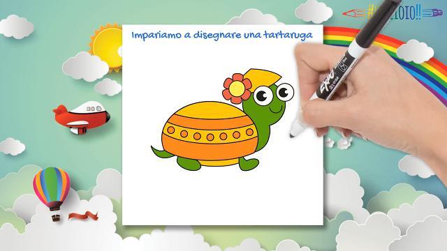 Impariamo a disegnare una tartaruga