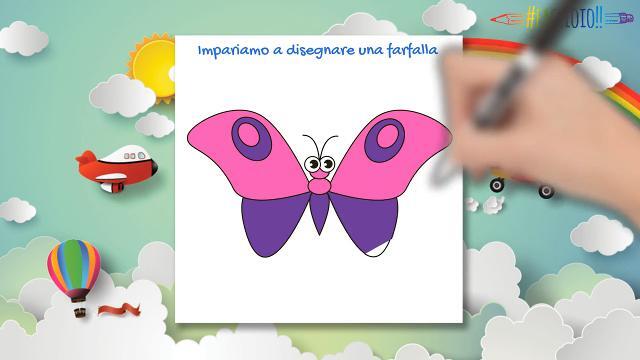 Impariamo a disegnare una farfalla