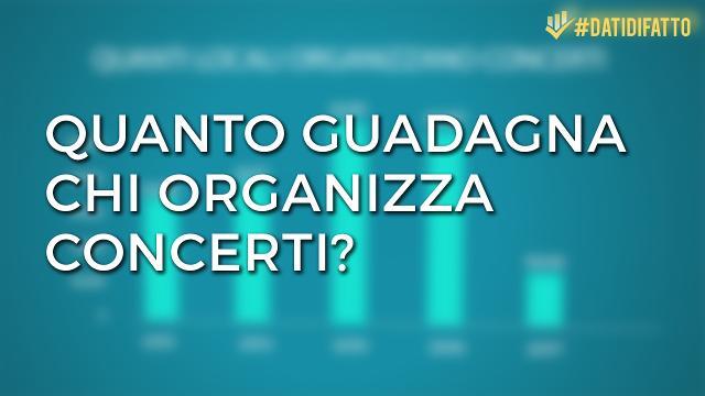 Quanto guadagna chi organizza concerti?