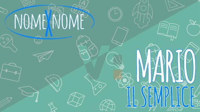 Il significato del nome Mario #nomexnome