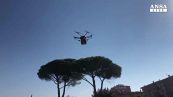 In Italia il primo trasporto di sangue con drone