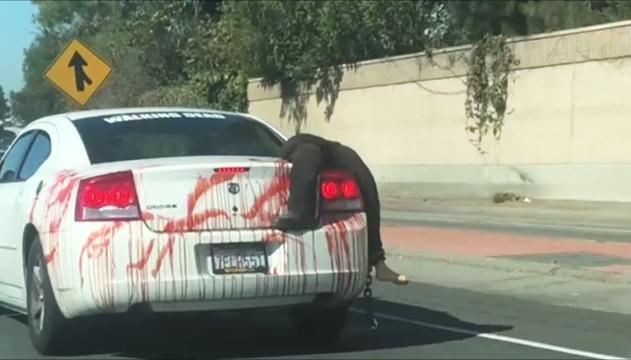 La macchina 'col morto' terrorizza l'autostrada
