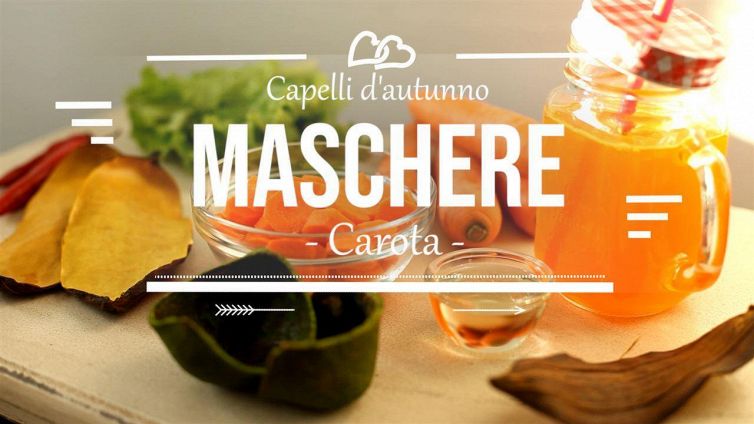 Capelli d'autunno: maschera alla carota