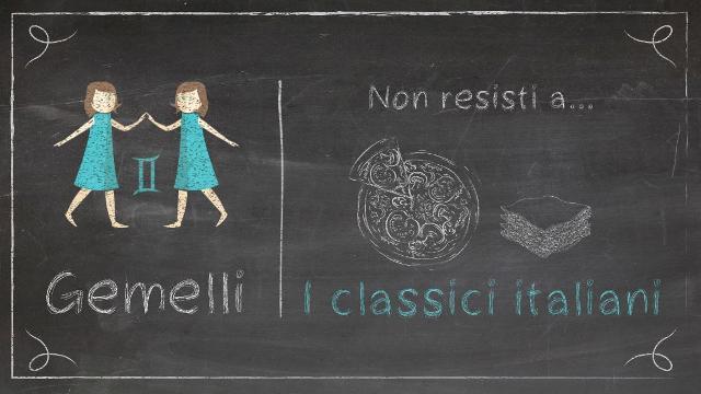 Nati sotto il segno dei Gemelli: i piatti preferiti