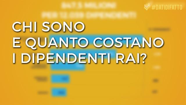 Chi sono e quanto costano i dipendenti Rai?