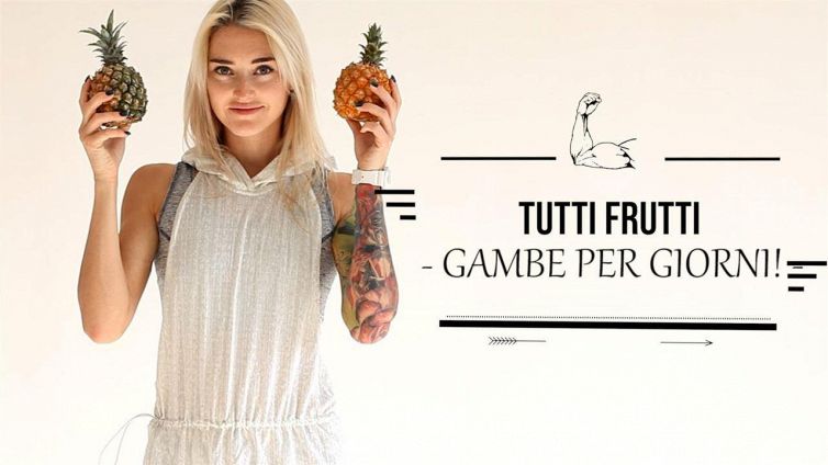In forma con la frutta: gambe