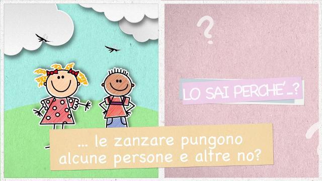 Lo sai perché le zanzare pungono solo certe persone?