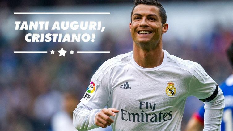 Buon compleanno, Cristiano Ronaldo