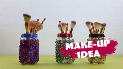Make-up idea: trucco in... vaso