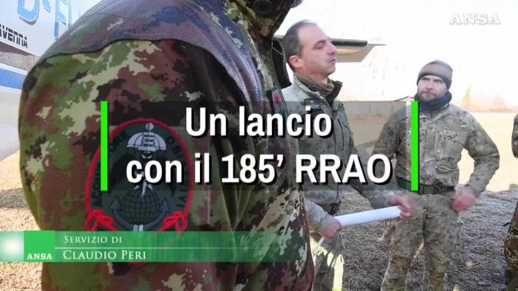 Un lancio con il 185' RRAO