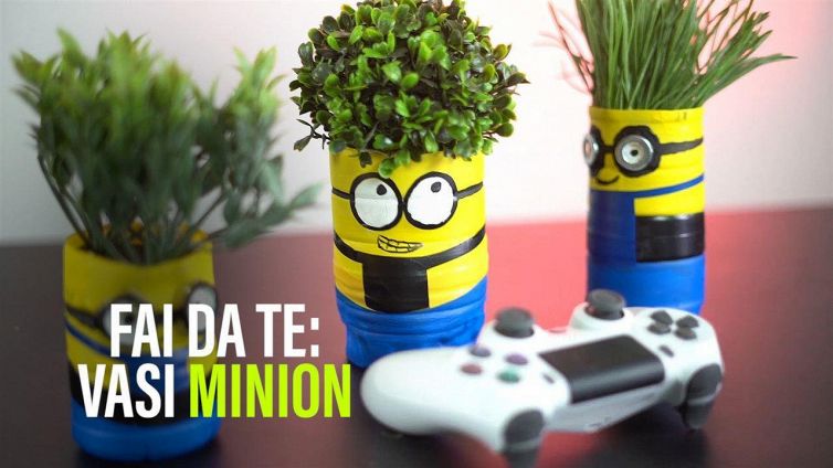 Fai da te: vasi come Minion