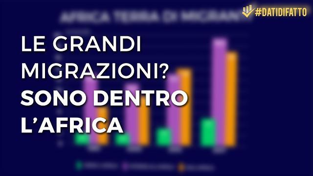 Le grandi migrazioni sono dentro l'Africa