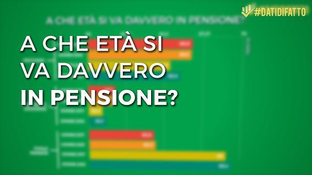 A che età si va davvero in pensione?