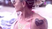Paola Barale e i tatuaggi, una passione che si rinnova