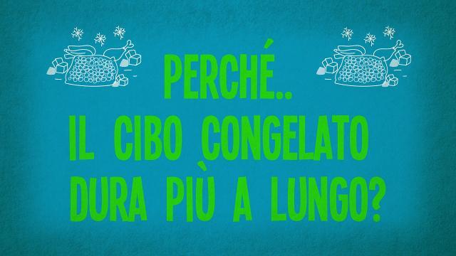 Perché il cibo congelato dura più a lungo?