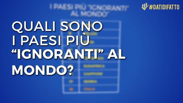 Quali sono i Paesi più "ignoranti" al mondo?