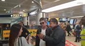 Primo Maggio: Noel Gallagher sbarca all'aeroporto di Fiumicino