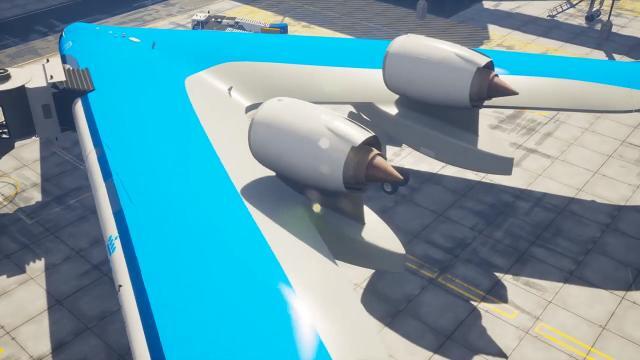 "Flying-V": l'aereo del futuro avrà la forma della chitarra