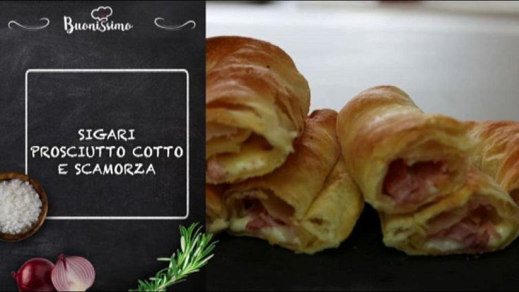 Sigari prosciutto e scamorza