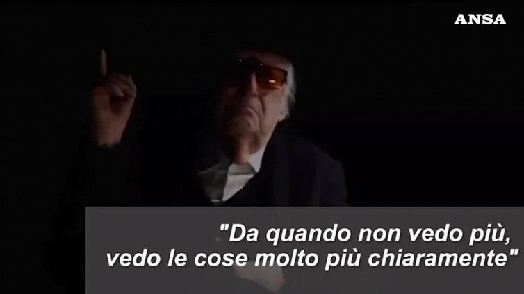 Camilleri: "Da quando non vedo piu', vedo le cose piu' chiaramente"