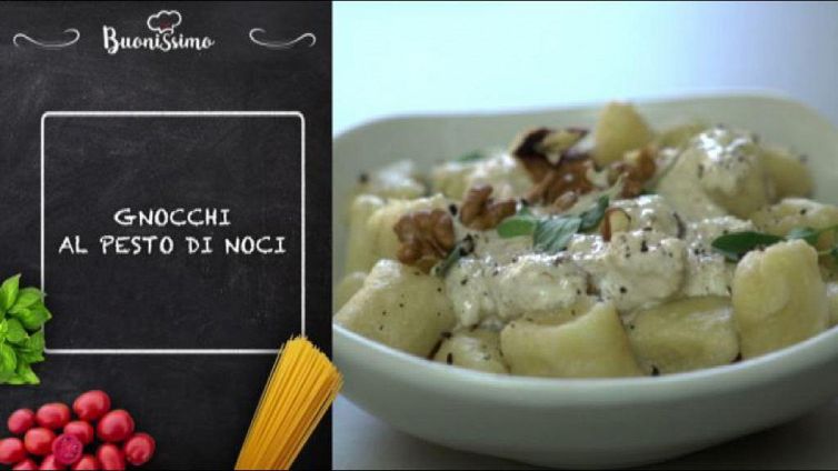 Gnocchi al pesto di noci