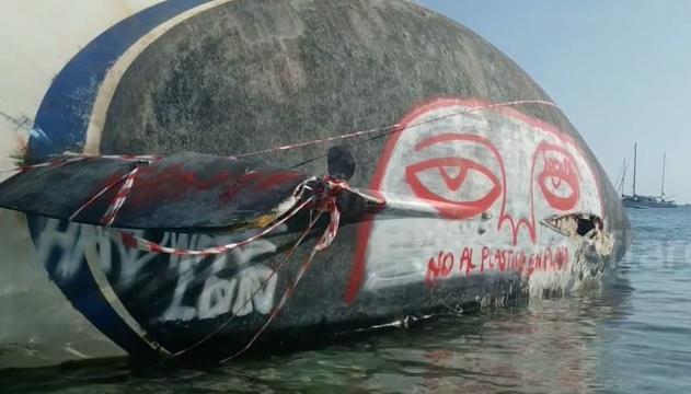 Il naufragio diventa arte: succede a Ibiza