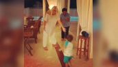 Mara Venier mai così felice: ballo con il nipotino e famiglia riunita