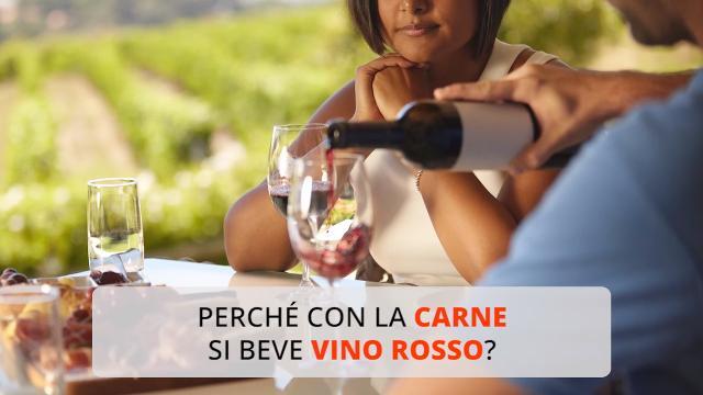 Perché con la carne si beve vino rosso?