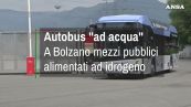 Autobus 'ad acqua', a Bolzano mezzi pubblici ad idrogeno