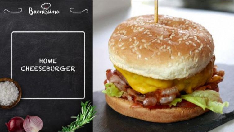 Home cheeseburger